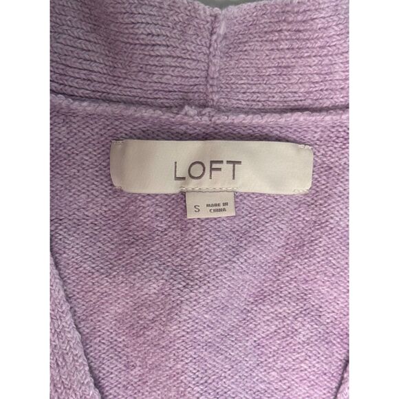 Anne Taylor LOFT Purple Bedazzled Cardigan Sweater- Small - Picture 15 of 16